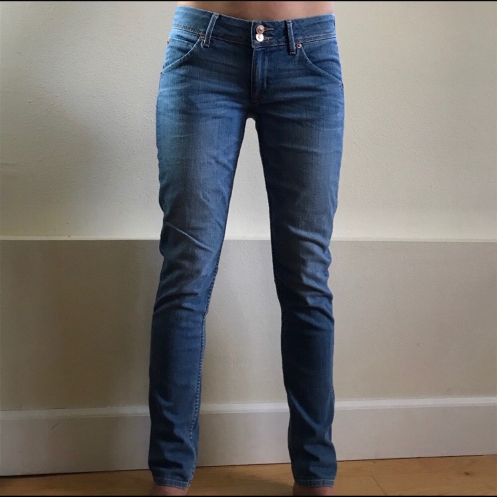Hudson Collin Skinny Flap Jean in Shore Color